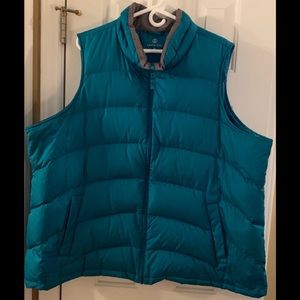 Plus size puffer vest Lands End 3x